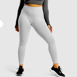 Vital seamless leggings light grey marl